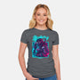 Neon Mystery-womens fitted tee-Bruno Mota