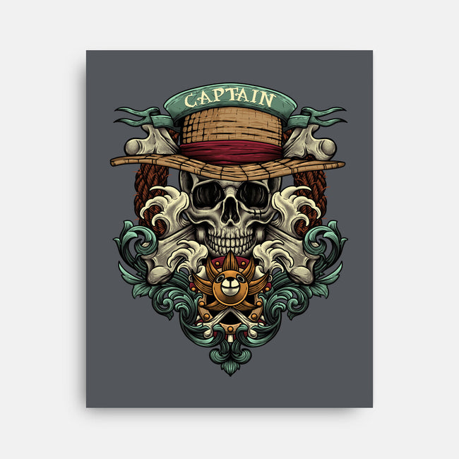 The Captain-none stretched canvas-Badbone Collections
