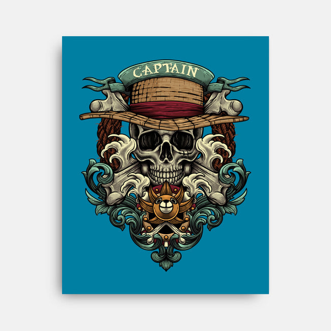 The Captain-none stretched canvas-Badbone Collections