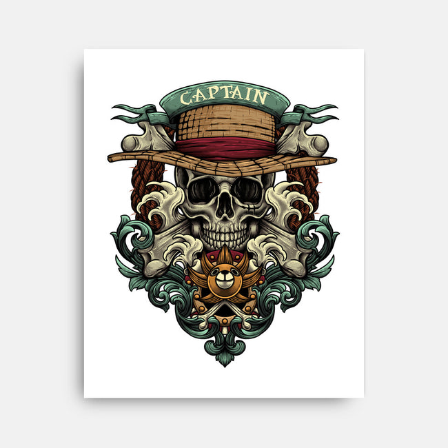 The Captain-none stretched canvas-Badbone Collections