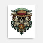 The Captain-none stretched canvas-Badbone Collections