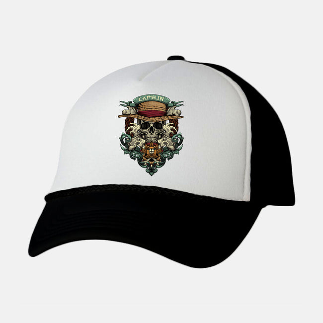 The Captain-unisex trucker hat-Badbone Collections