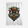 The Captain-none polyester shower curtain-Badbone Collections