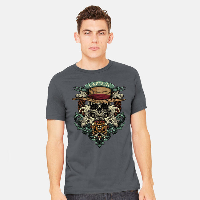 The Captain-mens heavyweight tee-Badbone Collections