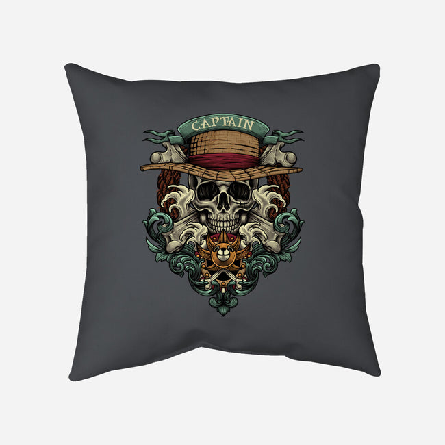The Captain-none removable cover throw pillow-Badbone Collections