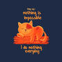 I Do Nothing Every Day-baby basic tee-erion_designs