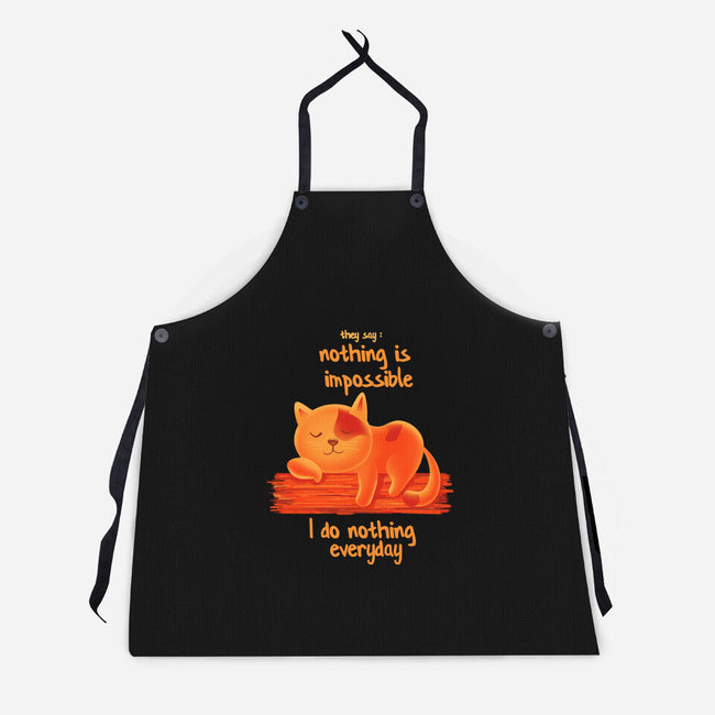 I Do Nothing Every Day-unisex kitchen apron-erion_designs
