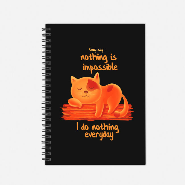 I Do Nothing Every Day-none dot grid notebook-erion_designs