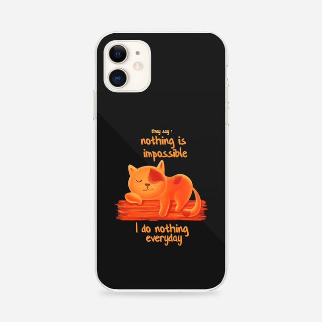 I Do Nothing Every Day-iphone snap phone case-erion_designs