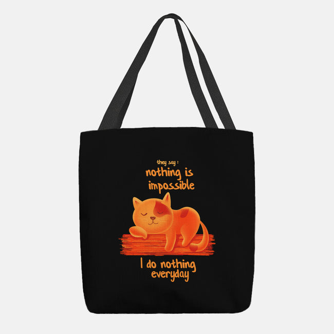 I Do Nothing Every Day-none basic tote-erion_designs