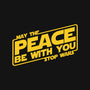 May the Peace Be With You-none adjustable tote-Melonseta