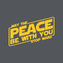 May the Peace Be With You-none fleece blanket-Melonseta