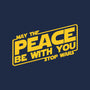 May the Peace Be With You-none fleece blanket-Melonseta