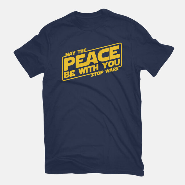 May the Peace Be With You-womens basic tee-Melonseta