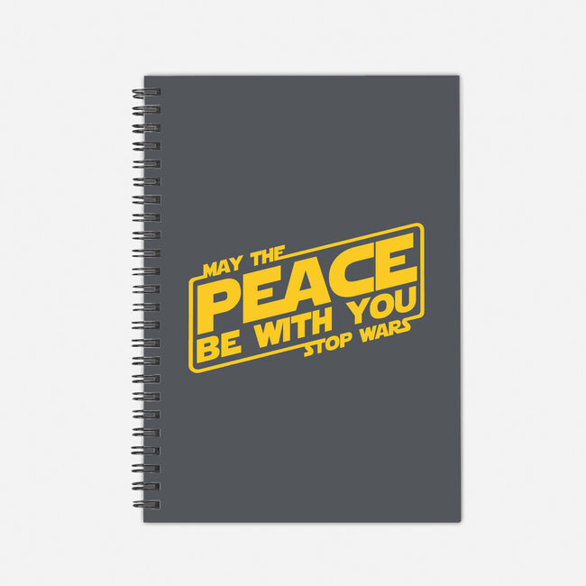 May the Peace Be With You-none dot grid notebook-Melonseta