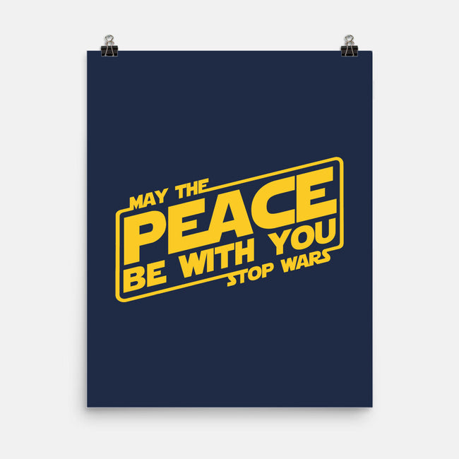 May the Peace Be With You-none matte poster-Melonseta