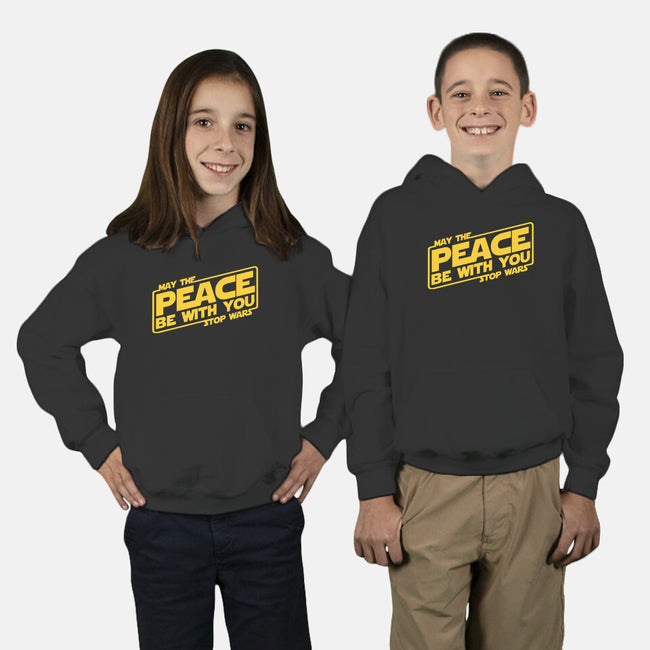 May the Peace Be With You-youth pullover sweatshirt-Melonseta