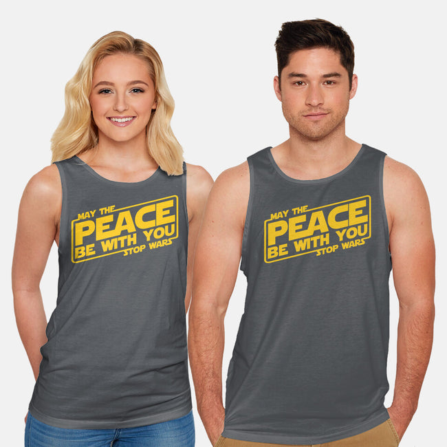 May the Peace Be With You-unisex basic tank-Melonseta