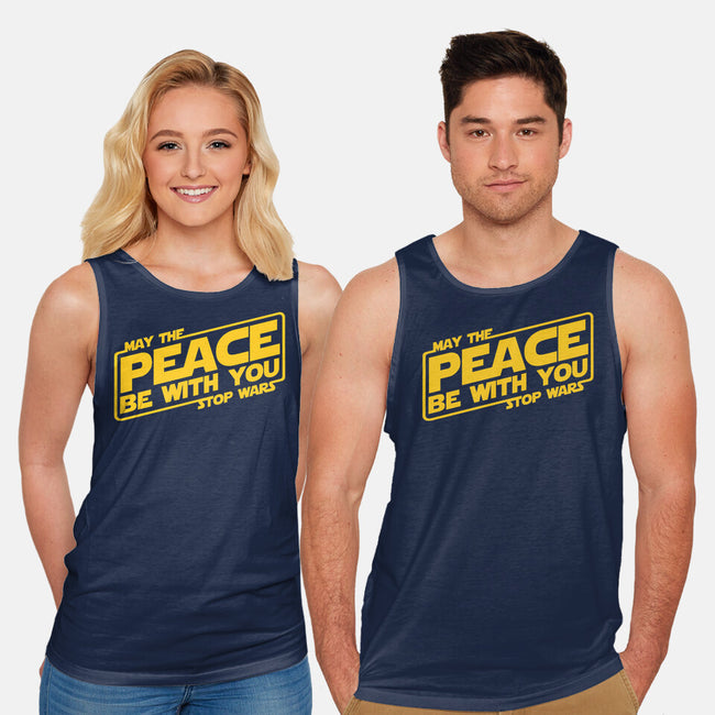 May the Peace Be With You-unisex basic tank-Melonseta