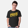 May the Peace Be With You-mens basic tee-Melonseta