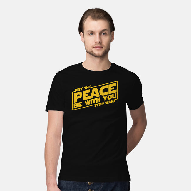 May the Peace Be With You-mens premium tee-Melonseta