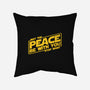 May the Peace Be With You-none removable cover w insert throw pillow-Melonseta