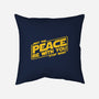 May the Peace Be With You-none removable cover w insert throw pillow-Melonseta