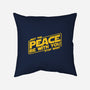 May the Peace Be With You-none removable cover throw pillow-Melonseta