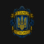 Stand Strong Ukraine-womens fitted tee-glitchygorilla