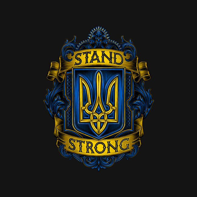 Stand Strong Ukraine-none removable cover w insert throw pillow-glitchygorilla
