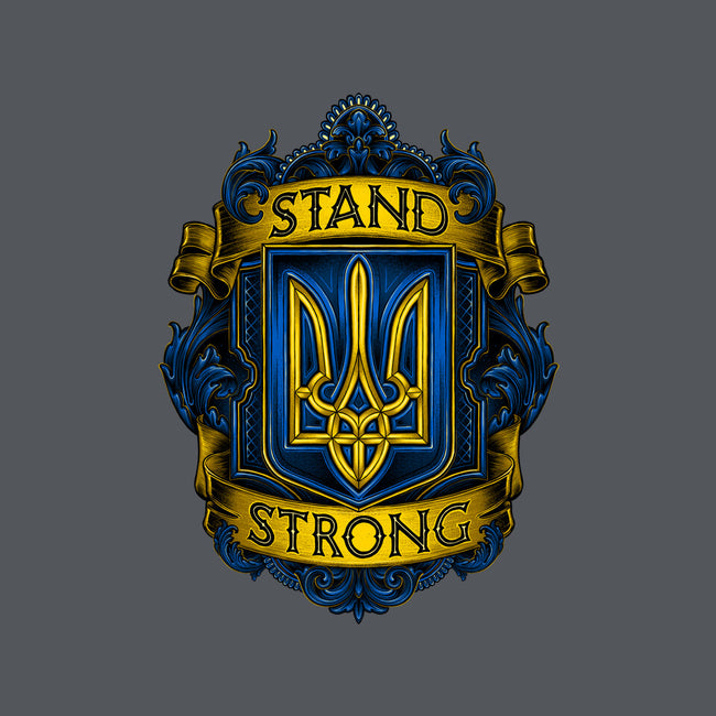 Stand Strong Ukraine-womens fitted tee-glitchygorilla