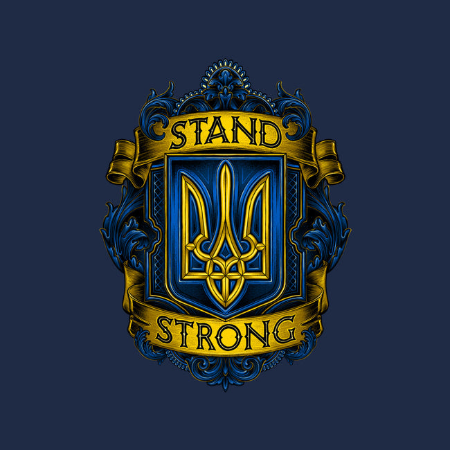 Stand Strong Ukraine-baby basic tee-glitchygorilla