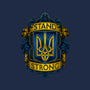 Stand Strong Ukraine-none polyester shower curtain-glitchygorilla