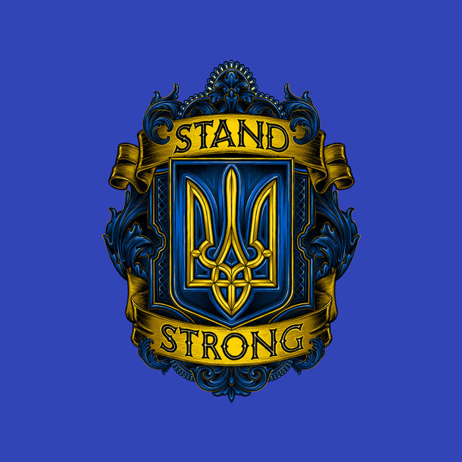 Stand Strong Ukraine-womens fitted tee-glitchygorilla