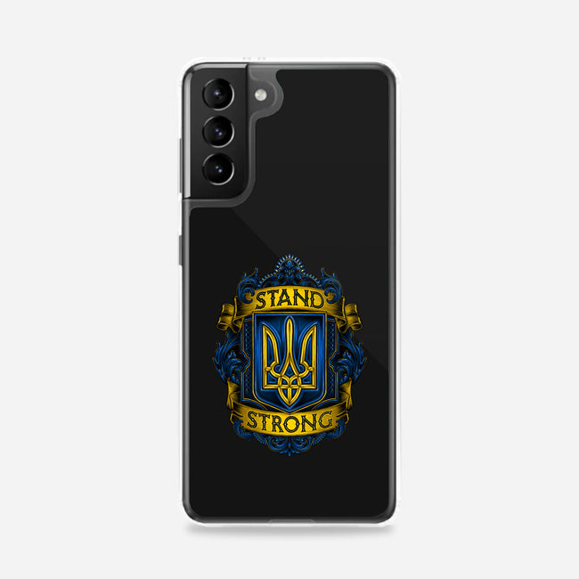 Stand Strong Ukraine-samsung snap phone case-glitchygorilla