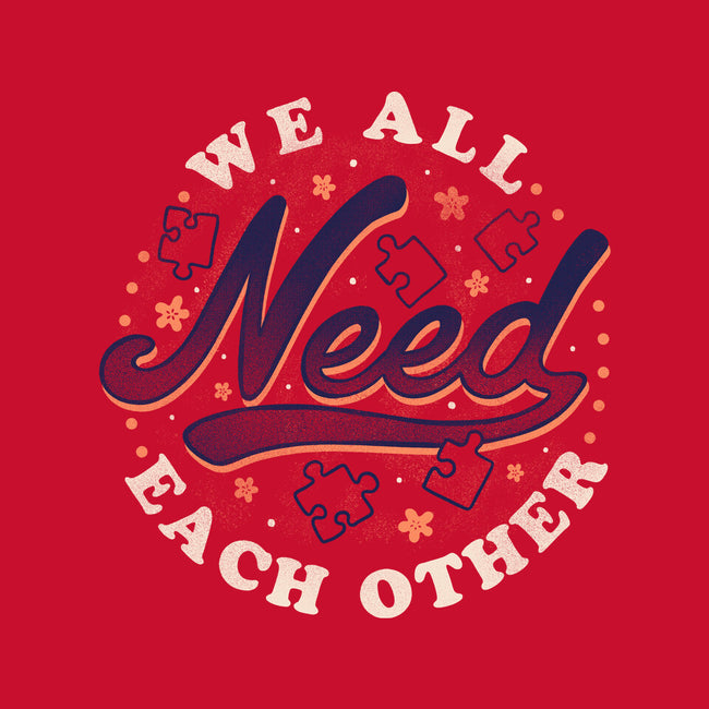 We All Need Each Other-womens off shoulder sweatshirt-tobefonseca