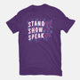 Stand Up Show Up Speak Up-youth basic tee-tobefonseca