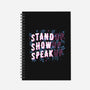Stand Up Show Up Speak Up-none dot grid notebook-tobefonseca