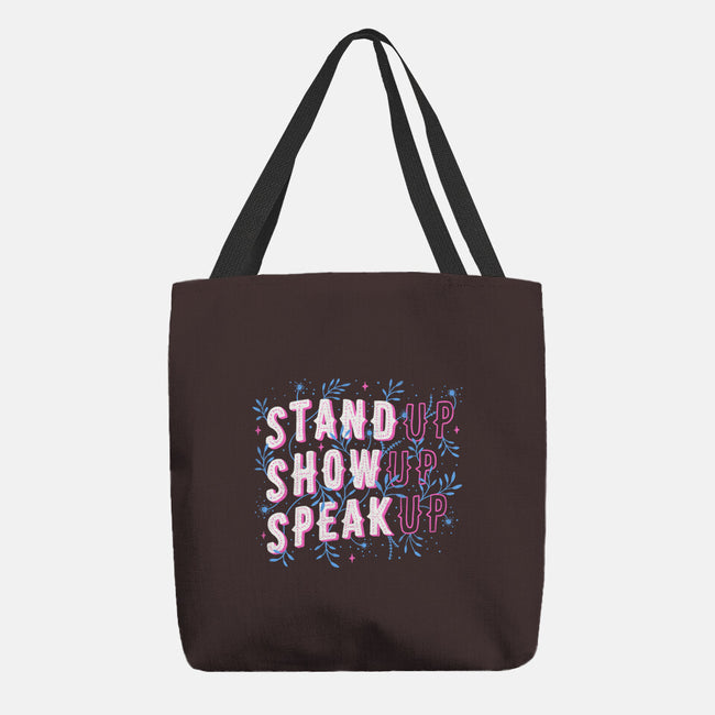 Stand Up Show Up Speak Up-none basic tote-tobefonseca