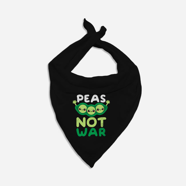 Peas Not War-dog bandana pet collar-NemiMakeit