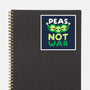 Peas Not War-none glossy sticker-NemiMakeit