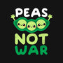 Peas Not War-none removable cover w insert throw pillow-NemiMakeit