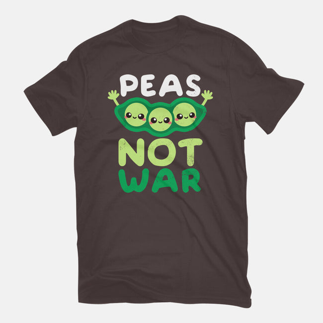 Peas Not War-womens basic tee-NemiMakeit
