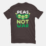 Peas Not War-womens basic tee-NemiMakeit