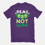 Peas Not War-womens basic tee-NemiMakeit