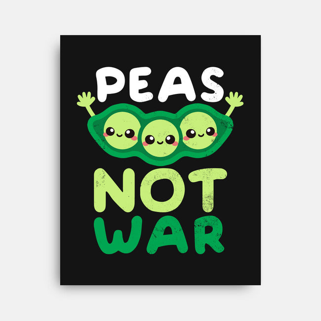 Peas Not War-none stretched canvas-NemiMakeit