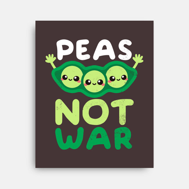 Peas Not War-none stretched canvas-NemiMakeit