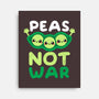 Peas Not War-none stretched canvas-NemiMakeit