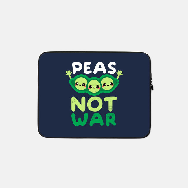 Peas Not War-none zippered laptop sleeve-NemiMakeit