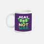 Peas Not War-none glossy mug-NemiMakeit